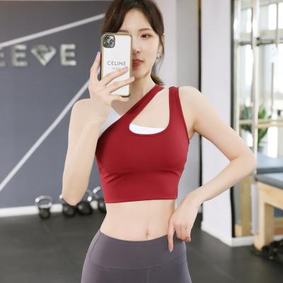 China New Fashionable QUICK DRY Women's Workout Sports Bra Beauty Vest Style High Quality Yoga Bra for sale