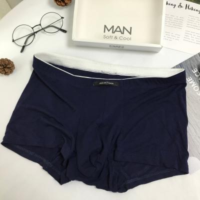 China New Style Antibacterial Man's Underwear Recovered Fiber Soft Custom Breathable Comfortable Boxer for sale