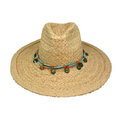 China New Design Summer Sun Unisex Chinese Cone Fan Hat Checked Bamboo Straw Hat for sale