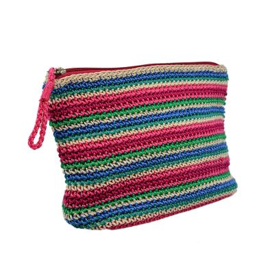 China Polyester Hook Zipper Pouch Bag With Special Pattern for sale