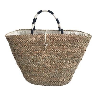 China TOTE BAG Sea Grass Straw Tote Bag Beach Bag for sale