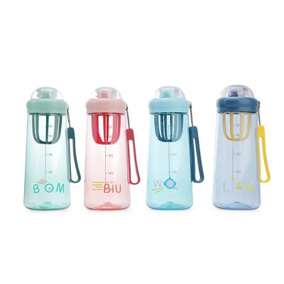 China New Viable Sport Drinking Bottle 500ML Protein Shaker Plastic Water Bottle For Custom Logo for sale