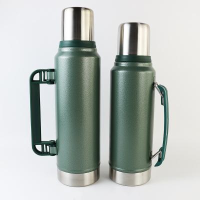 China Large capacity vacuum flask thermos 1L 1.3L double wall stainless steel PORTABLE outdoor thermos bottle for travel camping for sale