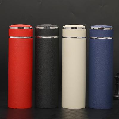 China Stainless Steel PORTABLE Water Bottle Mug 500ML Upright Tea Flask Thermos Vacuum Flask for sale