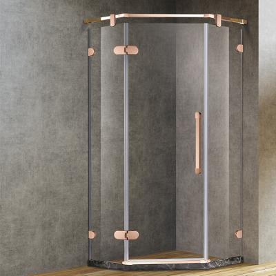 China Modern Customizable Designed Adjustable High Quality Stainless Steel Shower Enclosure en venta