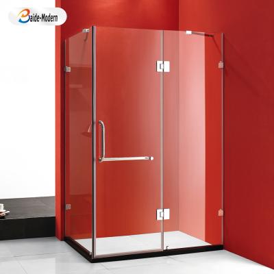 中国 Frameless Bathroom 3 Modern Custom Glass Panel Enclosures Luxury Square Shower Enclosure 販売のため