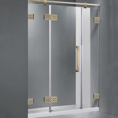 中国 Modern New Design Unique Sliding Rectangle Tempered Safety Quality Enclosures Shower Door 販売のため