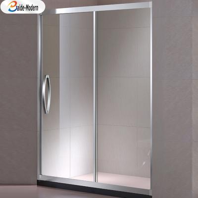 China 6-10 Mm Thick Modern High Security Waterproof Fiberglass Custom Frameless Shower Enclosure for sale