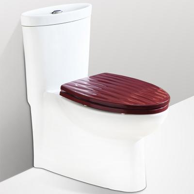 China Double-flush Rimless Bathroom Anglo - Indian Chinese WC Colored One Piece Toilet E-Co Western Style Cheap Toilet for sale