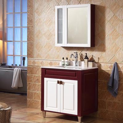 China Best Selling Modern Stainless Steel Vanity Modern Design Bathroom Cabinet Home Center for sale