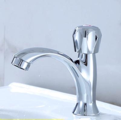 China Electric faucets wholesale torneira modern classic simple cold sanitary ware Bacia wash toilet basin zinc alloy faucet on sale for sale