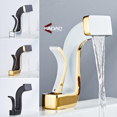 China Creative Metered Faucets Mixer Tap Bathroom Waterfall Waterfall Faucet Mixer Tap for sale