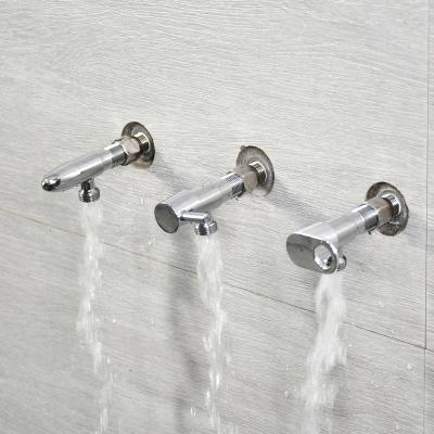 China Factory Direct Wholesale Contemporary Sus304 1/2 Stainless Steel Angle Valve Bathroom Sink Angle Stop Valve Toilet Garden for sale