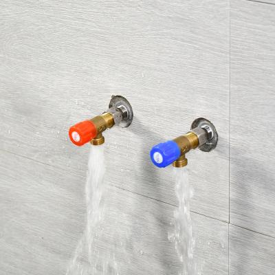 China New Design Low Price 90 Degree 1/2 Degree Angle Valve Faucet Angle Stop Valve Modern Brass Garden for sale