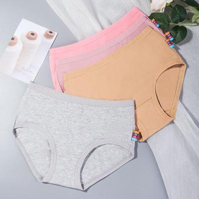 China Lady High Quality Plus Size Cotton DLM Colors L-3XL Women Cotton High Breathable Large Size Panties Various Size Briefs for sale