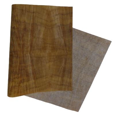 China Phoebe Wrapping Contemporary Luxury Natural Gold Paper Backed Wood Face Veneer Sheet For Furniture Guitar Piano for sale