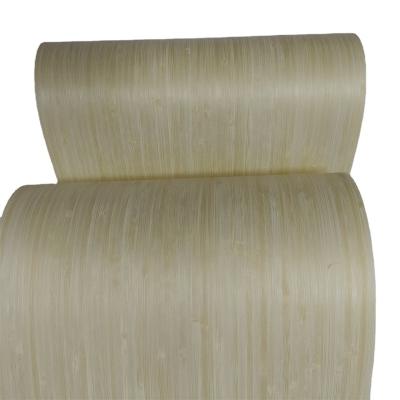 China Chinese Side Pressed Primary Color Charcoal Wood Bamboo Veneer For Furniture Longboard Skateboards for sale