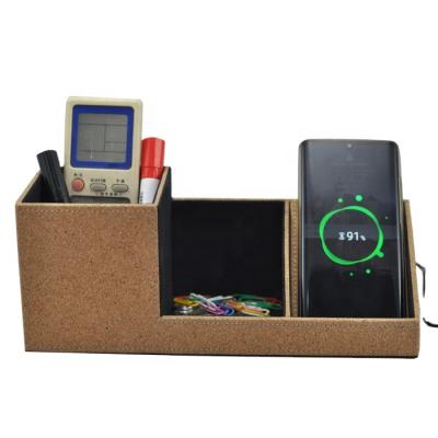 China House. Office. School Customed Wireless Charging Station Desktop Stationery Phone Holder for sale