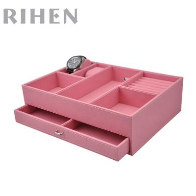 China Handmade Jewelry Display Tray Eyes Storage Box Phone Charger Holder With Drawer for sale