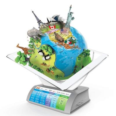 China AR And Talking Dipper Augmented Reality Interactive Globe For Kids Push Back Toy For Girls Boys Educational Toy Gift for sale