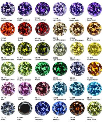 China Fire Xygems Round Color or Zircon Play for sale