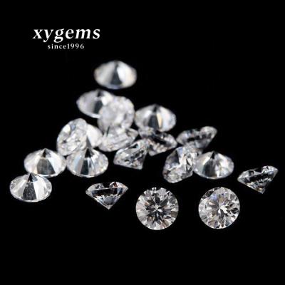 China Color Play Or Very Good White Fire AAA CZ Synthetic Loose Stone 4-10mm For Jewelry for sale