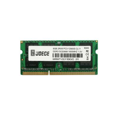 China Hot Sales LAPTOP DDR3 PC3-12800S 1600MHZ Memoria Ram 4GB RAM Memory For Computer for sale