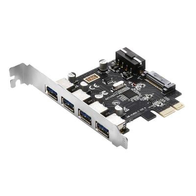 China JOEGE 4-Port PCI Express USB 3.0 Card Computer Expansion Card Other Computer Accessories JOEGE161 for sale