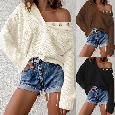 China The new breathable hoodie 2021 autumn and winter fashion boutique v-neck sleeve long loose knit is fashionable hoodie for sale