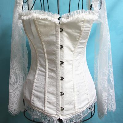 China Sexy clothing sexy corset for women EUR 2021 and Amer lace up with long sleeves and flat shoulders wholesale sexy corset for women for sale