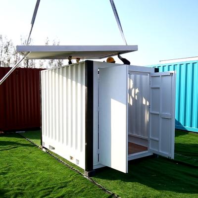 China Traditional / Industrial / Japanese / European 10 Feet Folding Detachable Assemble Prefab Storage Container House for sale