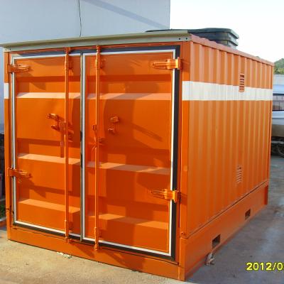 China Detachable Container Warehouse 10Ft Low Price Light Container Flat Pack Container Steel Traditional/Industrial/Japanese/European Modular Prefab House Storage for sale