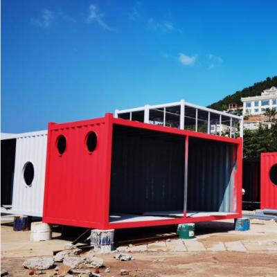 China 20ft 40ft Traditional/Industrial/Japanese/European luxury high quality shipping container house for office living hotel for sale