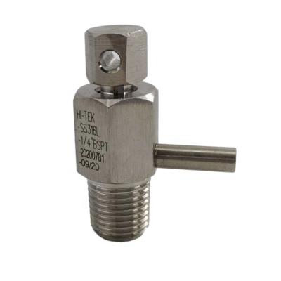 China 1/4 NPT Stainless Steel Thread Overhead Bleeder Valve, Bleeder Valve for sale