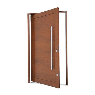 China Modern Simple Sliding Sound Insulation Outdoor Solid Wood Front Entry Sliding Pivot Door for sale