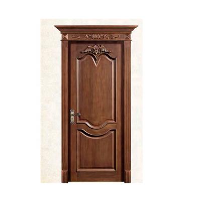 China Outdoor Main Door Swing Teak Wood Wooden Door Frame Designs for sale