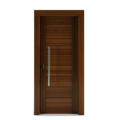 China Simple Swing Design Security Wood Door Steel Wooden Door for sale