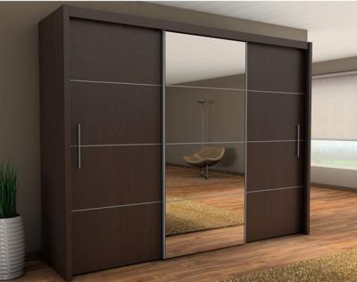 China Eco-friendly luxury wardrobe made with aluminum profile for sale