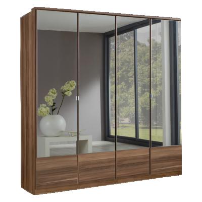 China Hot Sale Home Furniture Waterproof Wardrobe With Mirror Design for sale