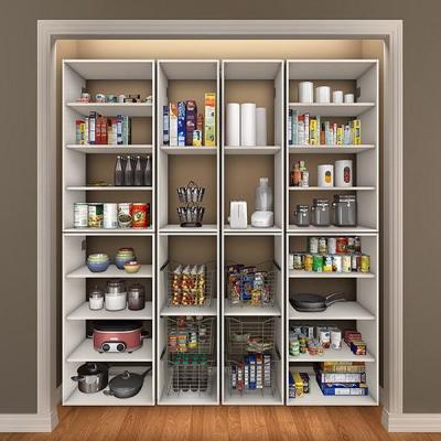 China Easy clean kitchen cabinet with universal dividers for sale