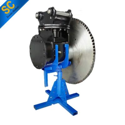 China Diamond Cut GRANIT Rocks Wheel Cutter Mounted On Excavator for sale