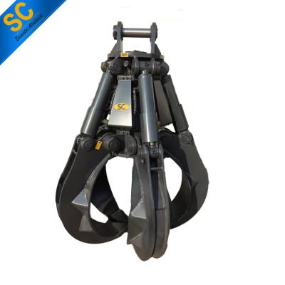 China Excavators Liebherr Orange Peel Grapple Suitable For Any Model Excavator for sale