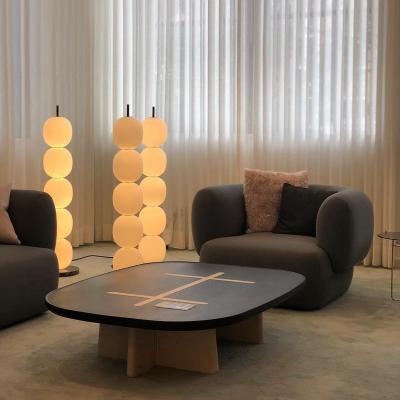 China Contemporary Modern Creative Designer Living Bedroom Study Showroom Pattern Room Warm Glass Floor Lamp for sale