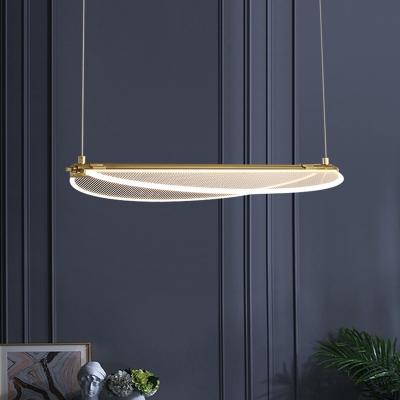 China Modern Decoration Pattern Room Study Bedroom Indoor Lighting Dining Table Led Leaf Lamp Acrylic Chandelier for sale