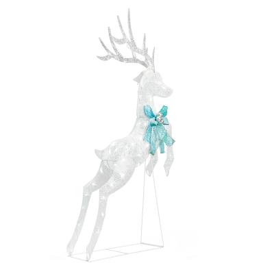 China Other Christmas Sculptures 3D Led Pattern 3d Light Outdoor Deer Led Lights For Outdoor Christmas Decor for sale