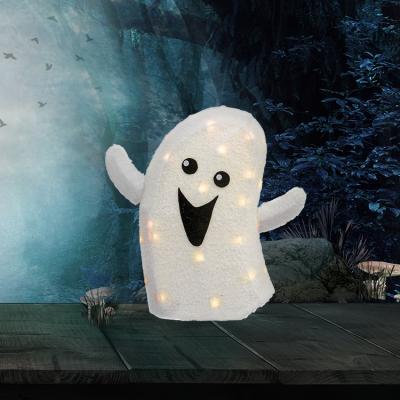 China Modeling New Arrivals 16IN 25L LED Lights Inflatable Cute Outdoor Ghost Halloween Lighted For Home Decoration for sale