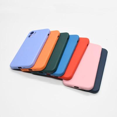 China Shockproof Liquid Silicone Phone Case For iphone 13 Pro TPU Max Shockproof Soft Silicone Case For iPhone 12 Pro Original Phone Case for sale