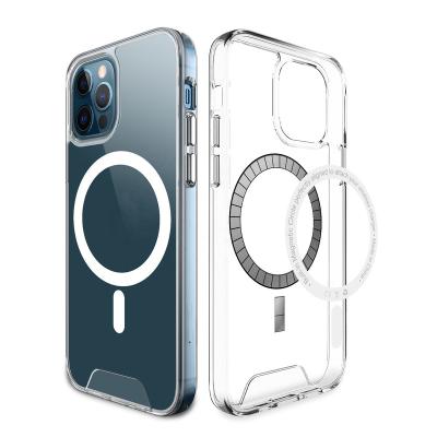 China 2021 fashion shockproof case clear pc for iphone 12 pro max for magsafe transparent case phone case for iphone 13 for sale