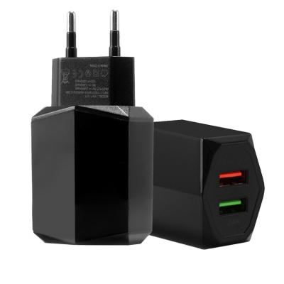 China Popular and Trending Mobile Phone Dual USB Ports PD 30W Charging 2 Port USB Wall Charger for sale