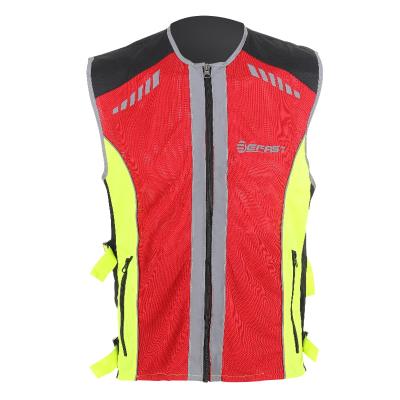 China Reflective Sport High Visibility Water Proof Motorcycles Vest Jacket Safety Working Vest for sale